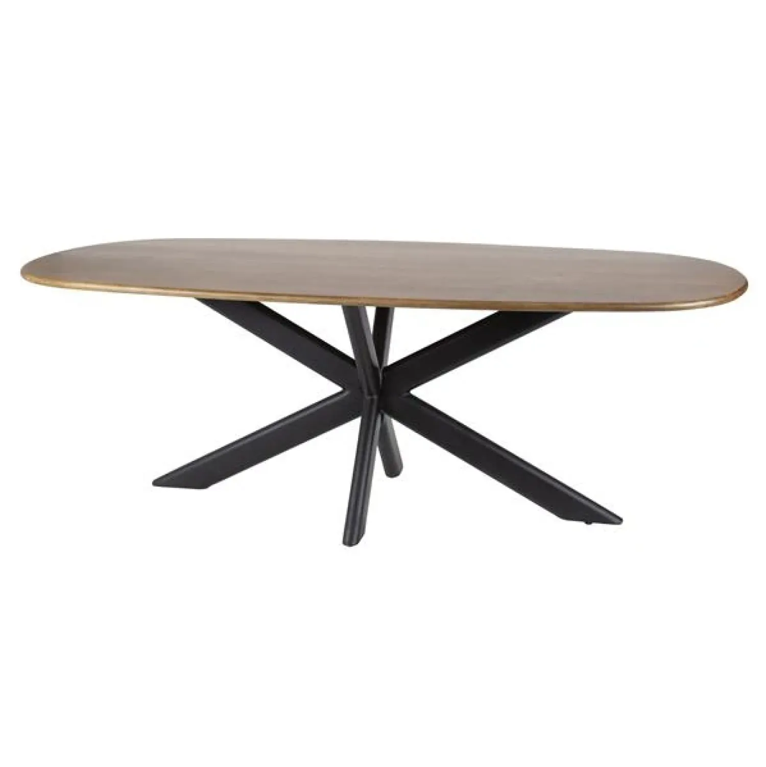 Kalfort Eettafels|Kevin Eettafel deens ovaal Mangohout 215cm