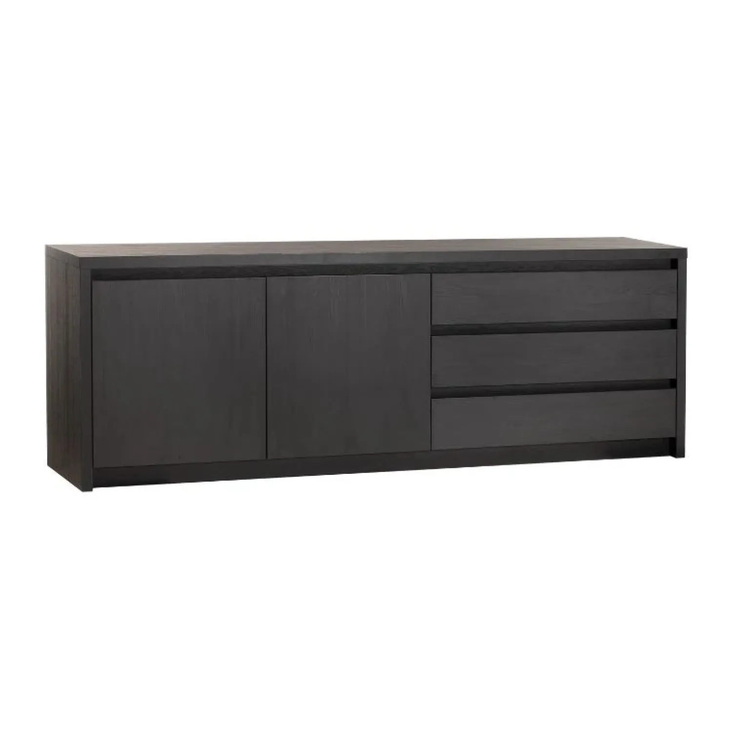 Maison Madera Dressoirs|Industriele Kasten|Kiara Dressoir Groot Zwart 242cm