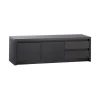 Maison Madera Industriele Kasten|Tv Meubels|Kiara Tv meubel Middel Zwart 159cm