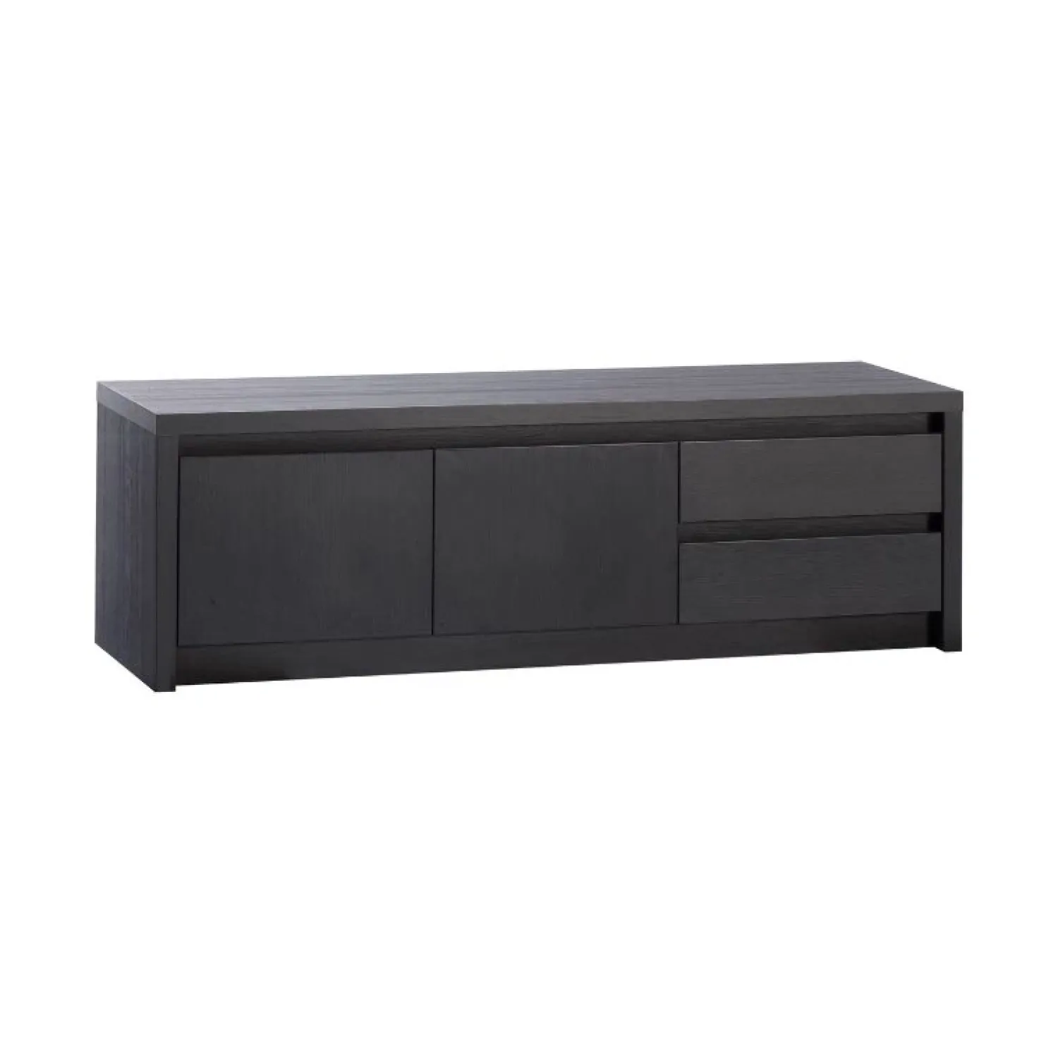 Maison Madera Industriele Kasten|Tv Meubels|Kiara Tv meubel Middel Zwart 159cm