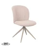 Label51 Eetkamerstoelen|Kimo Eetkamerstoel Naturel Boucle Taupe Onderstel
