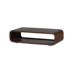 WOOOD Salontafels|Kinu Salontafel Mangohout Donkerbruin 120cm