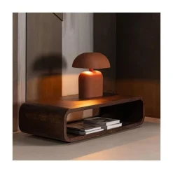 WOOOD Salontafels|Kinu Salontafel Mangohout Donkerbruin 120cm