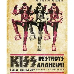 Metal Signs Metalen Borden|Kiss destroys Anaheim - metalen bord