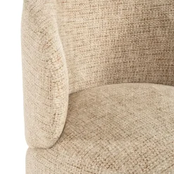 Eleonora Eetkamerstoelen|Kiva Sulo Eetkamerstoel Taupe