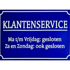 Cavetown Metalen Borden|Klantenservice - metalen bord