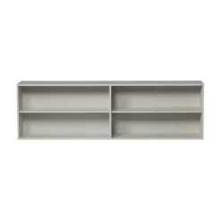WOOOD Wandkasten|Industriele Kasten|Klink Opzetkast grenen grijs 200cm