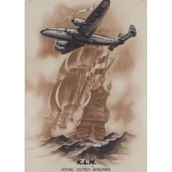 Cavetown Metalen Borden|KLM Flying Dutchman - metalen bord