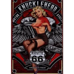 Cavetown Metalen Borden|Knucklehead Pin-up - metalen bord