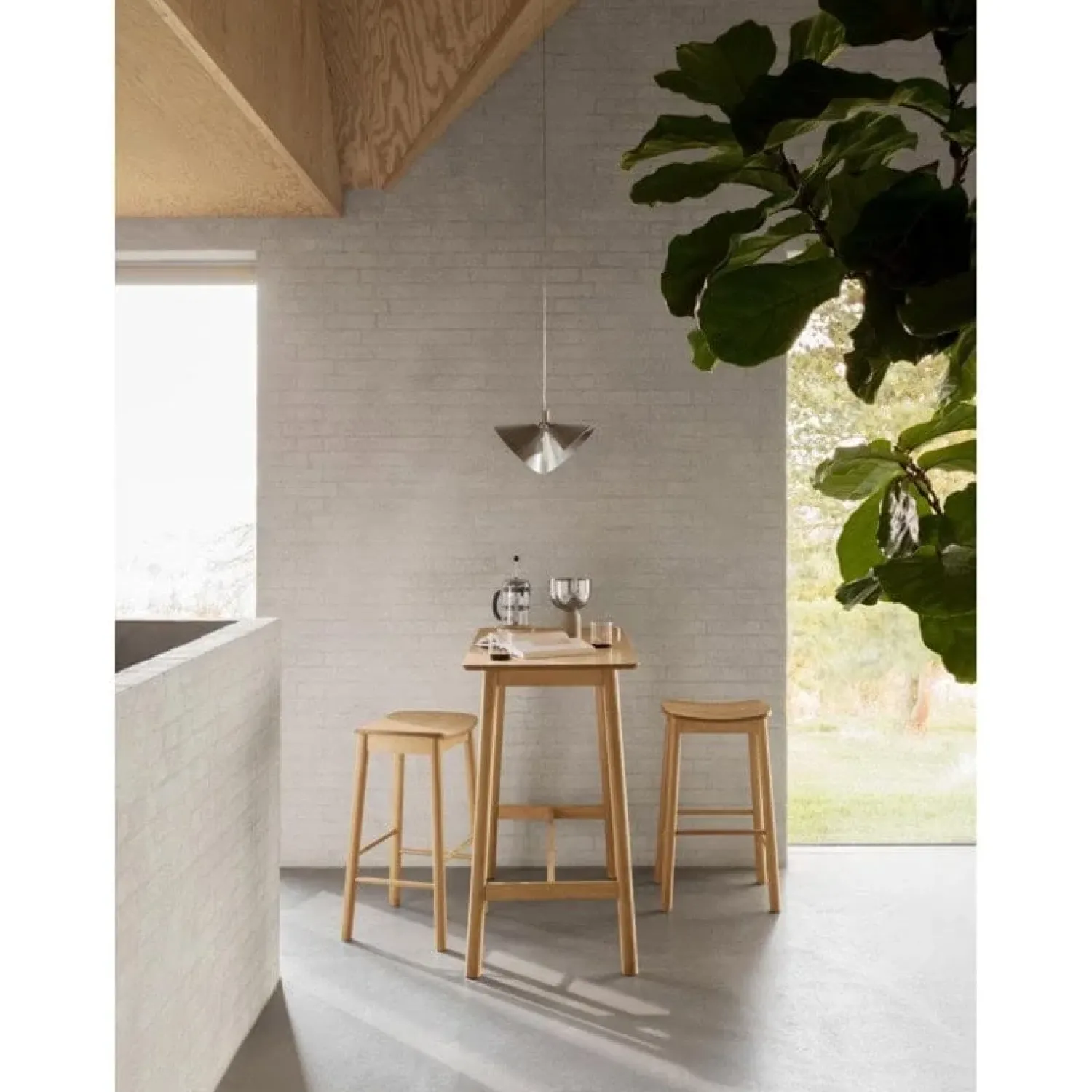 Nordhavn Bartafels|Kora Bartafel Naturel 120cm