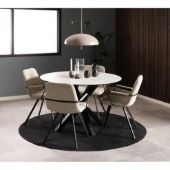 Nordhavn Eetkamerstoelen|Kraman Eetkamerstoel Beige