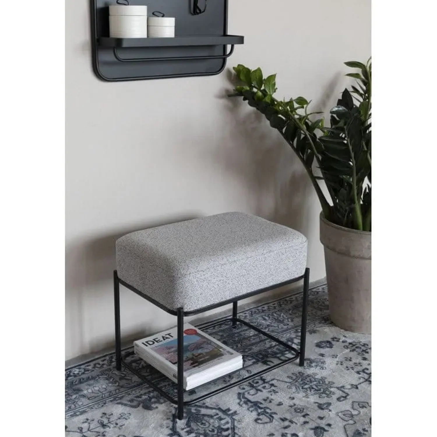 NORI Living Krukjes|Hockers|Kruk Milou Grijs