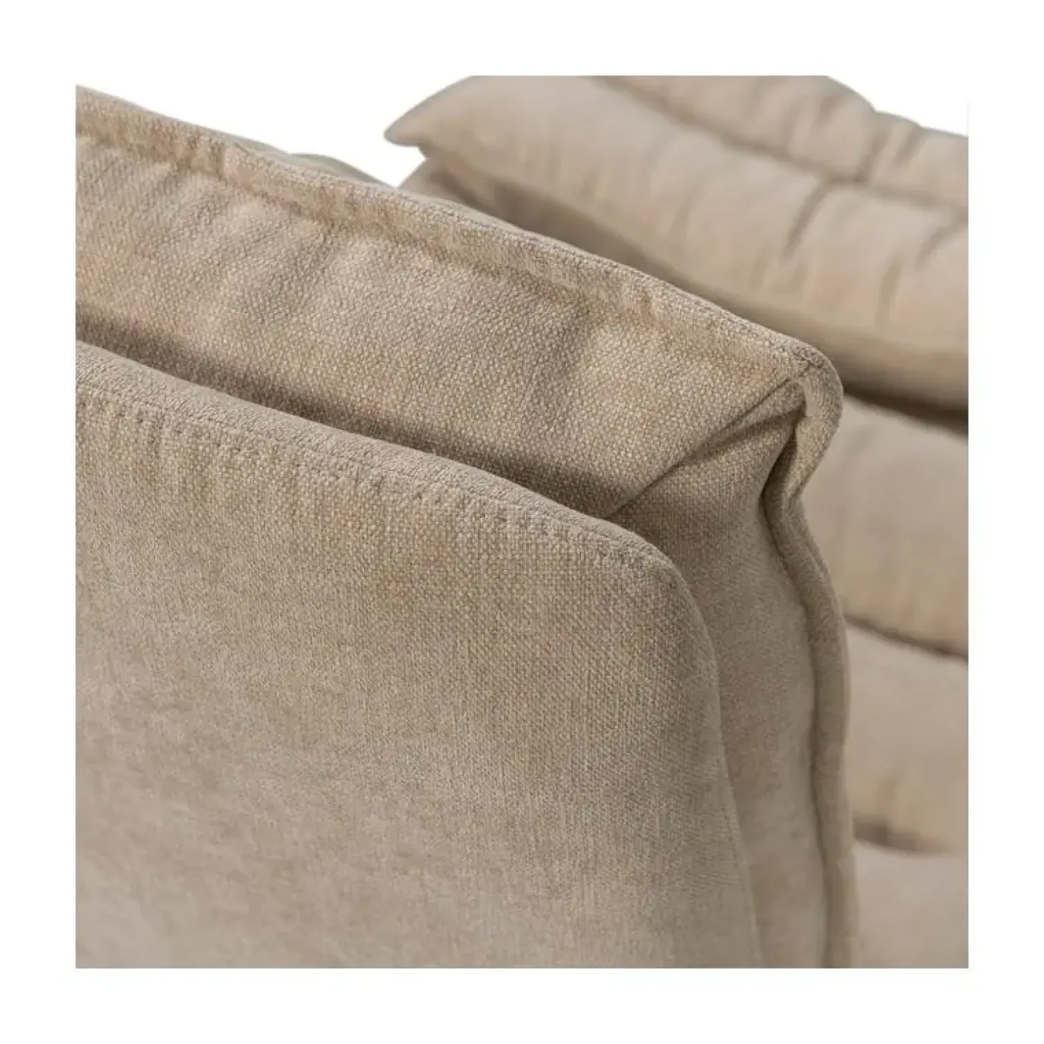 WOOOD Fauteuils|Kube Draaifauteuil met hocker naturel