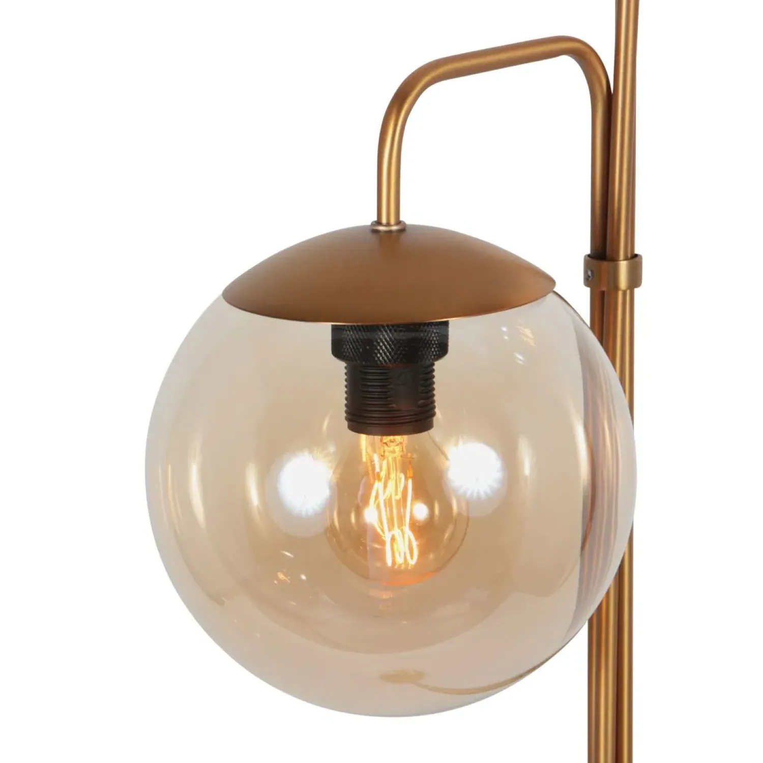 Steinmex Vloerlampen|Kyle 3-lichts Vloerlamp Brons