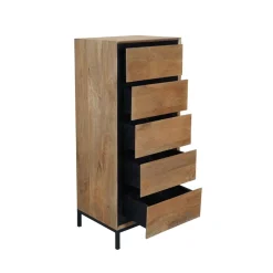 Furndea Ladenkasten|Industriele Kasten|Ladekast Sindacco Naturel 50 cm