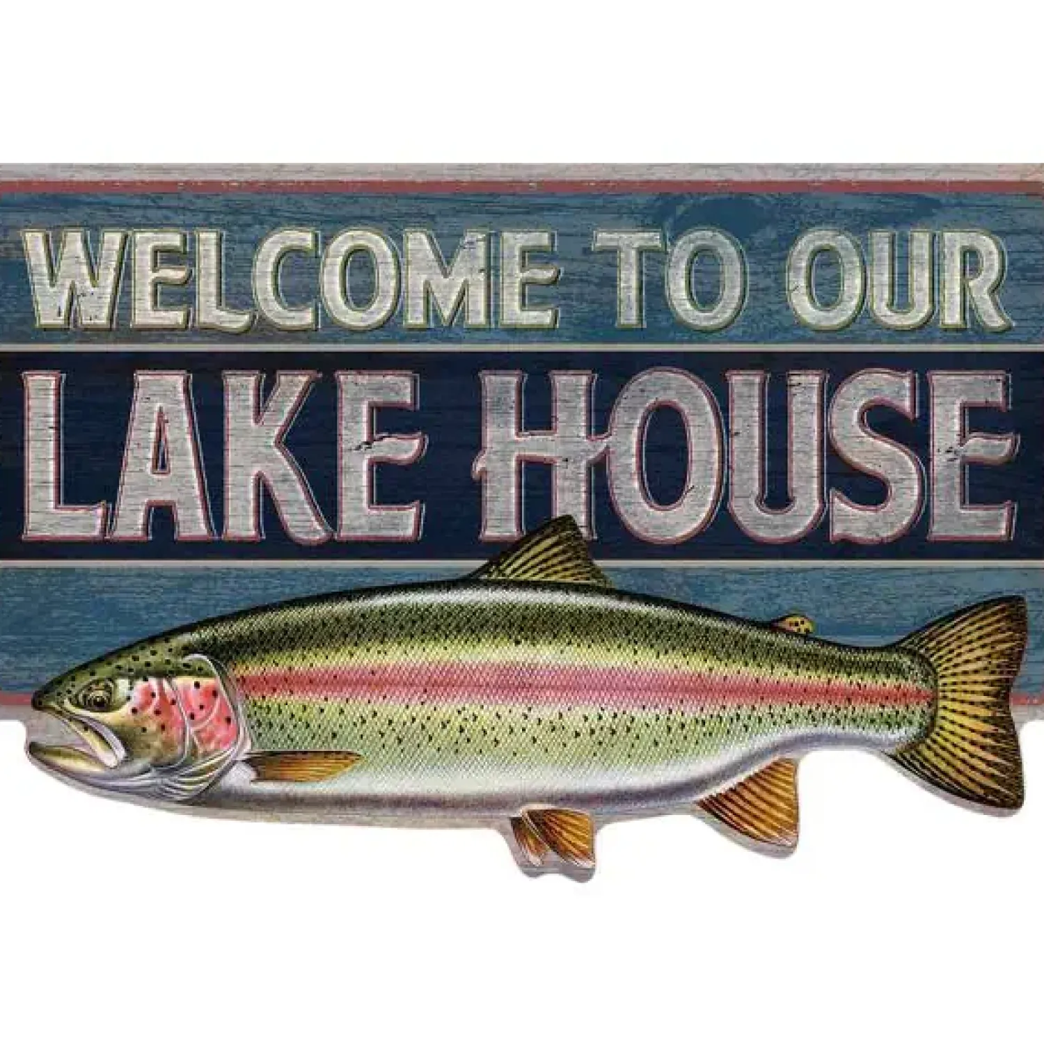 Metal Signs Metalen Borden|Lake House - metalen bord