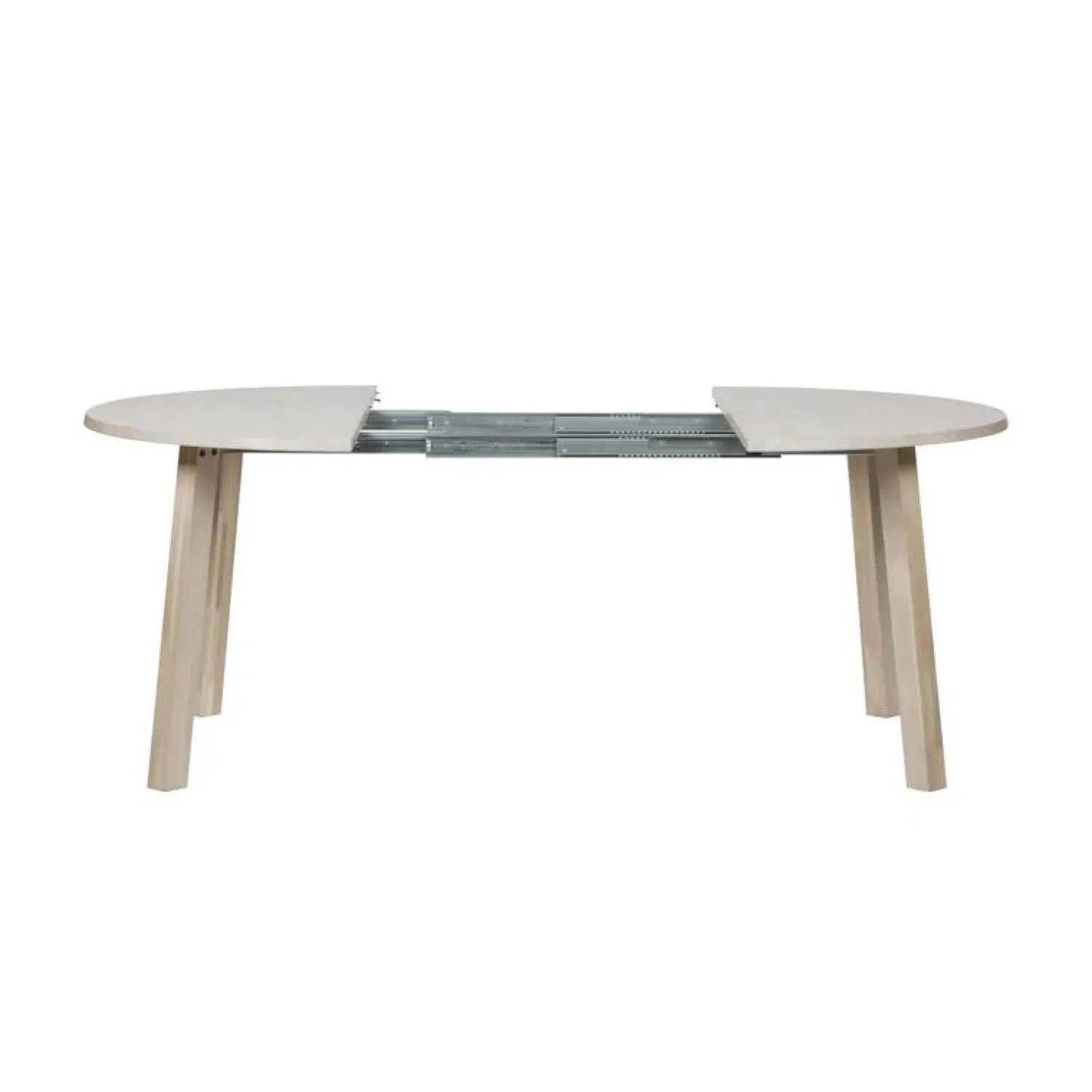 WOOOD Eettafels|Lange Jan Uitschuifbare eettafel rond eiken sydney 120/160/200cm