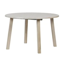 WOOOD Eettafels|Lange Jan Uitschuifbare eettafel rond eiken sydney 120/160/200cm