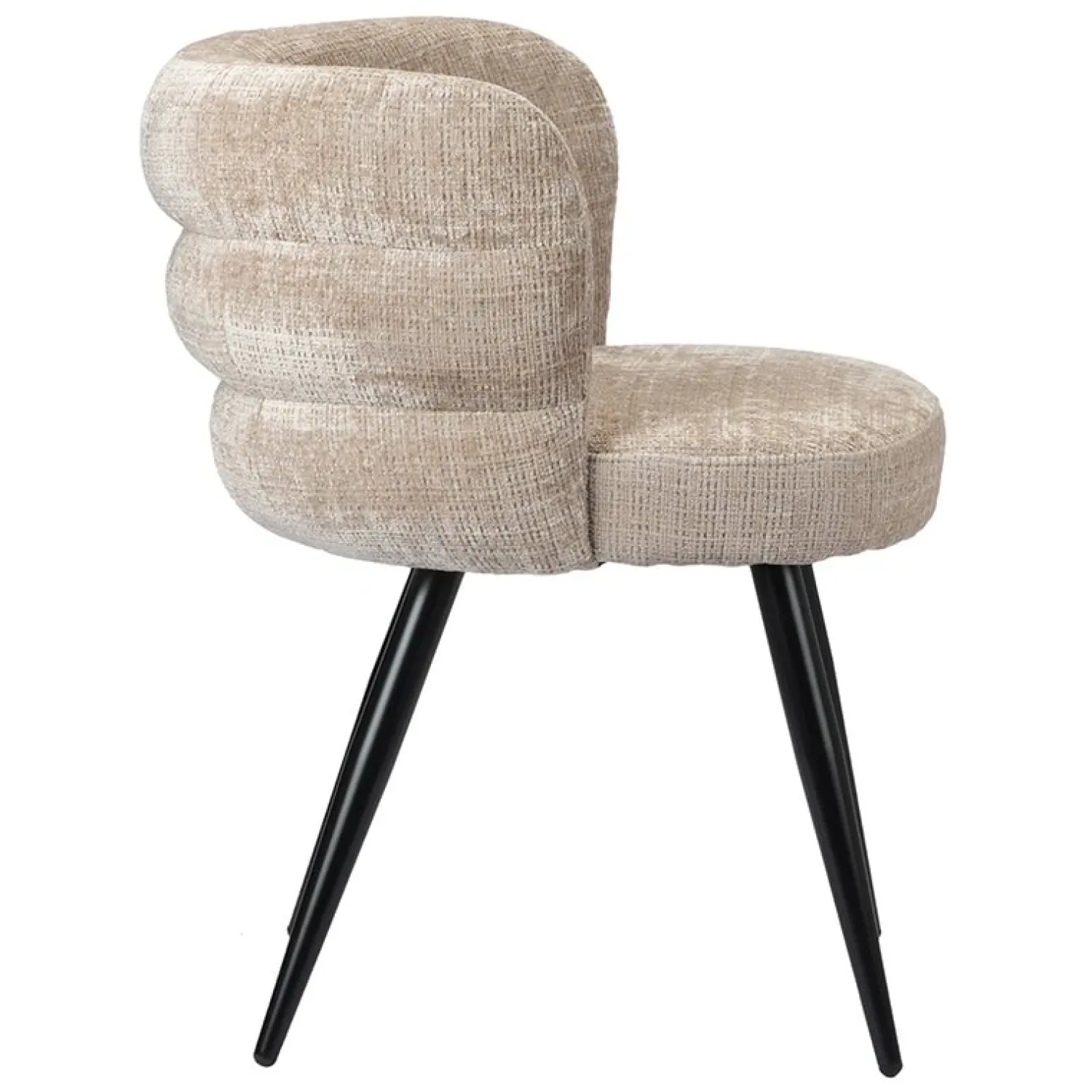 Pole to Pole Eetkamerstoelen|Lara Eetkamerstoel Crème