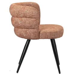 Pole to Pole Eetkamerstoelen|Lara Eetkamerstoel Safiya Terracotta