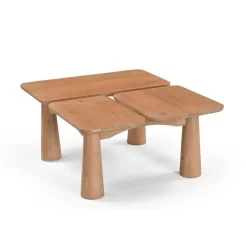 Furndea Salontafels|Laro Salontafel naturel Mangohout 80 cm
