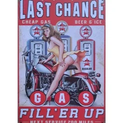 Cavetown Metalen Borden|Last Change fill er up - metalen bord