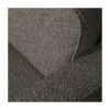vtwonen Fauteuils|Lazy Draaifauteuil bouclé antraciet
