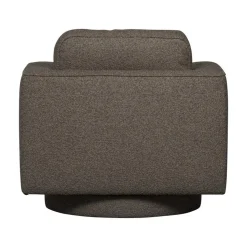 vtwonen Fauteuils|Lazy Draaifauteuil bouclé antraciet