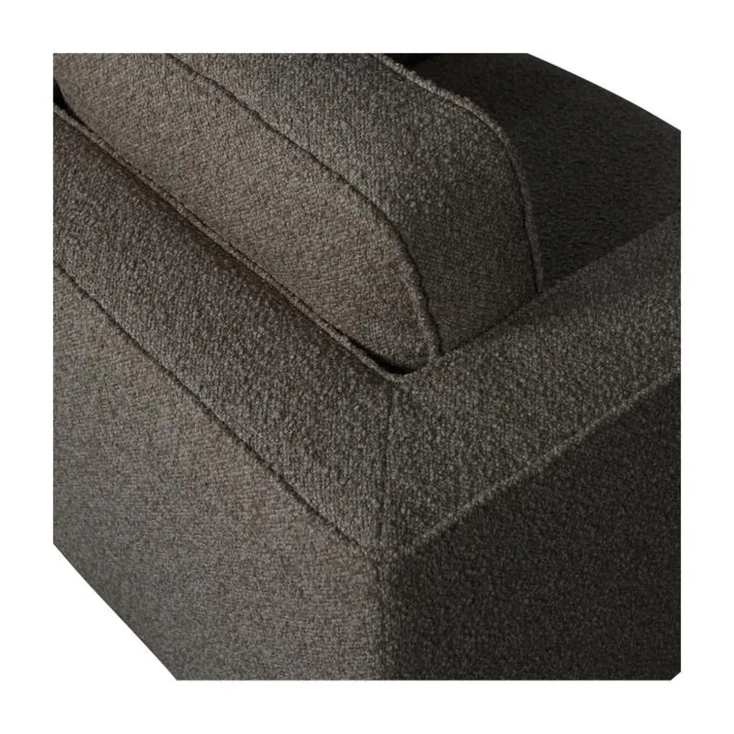vtwonen Fauteuils|Lazy Draaifauteuil bouclé antraciet