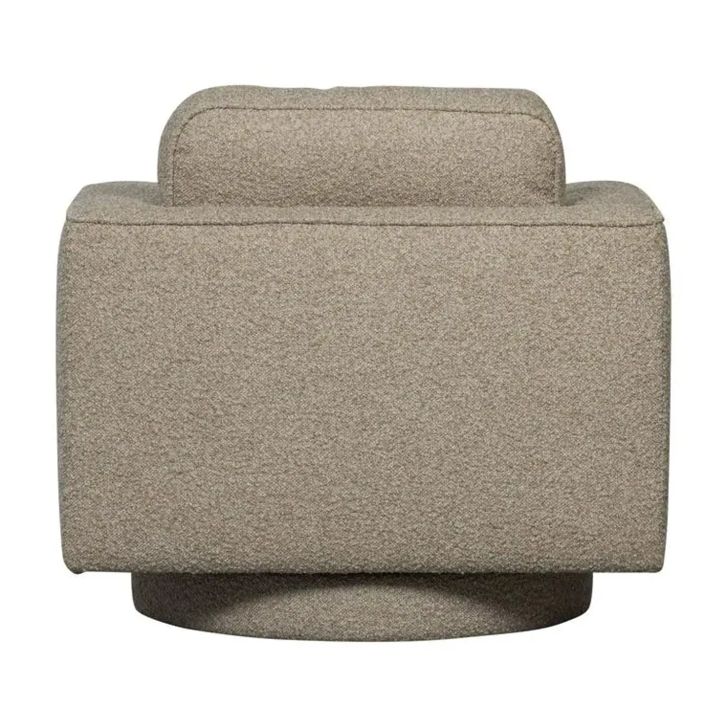 vtwonen Fauteuils|Lazy Draaifauteuil bouclé zand
