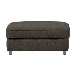 vtwonen Hockers|Lazy Hocker bouclé antraciet