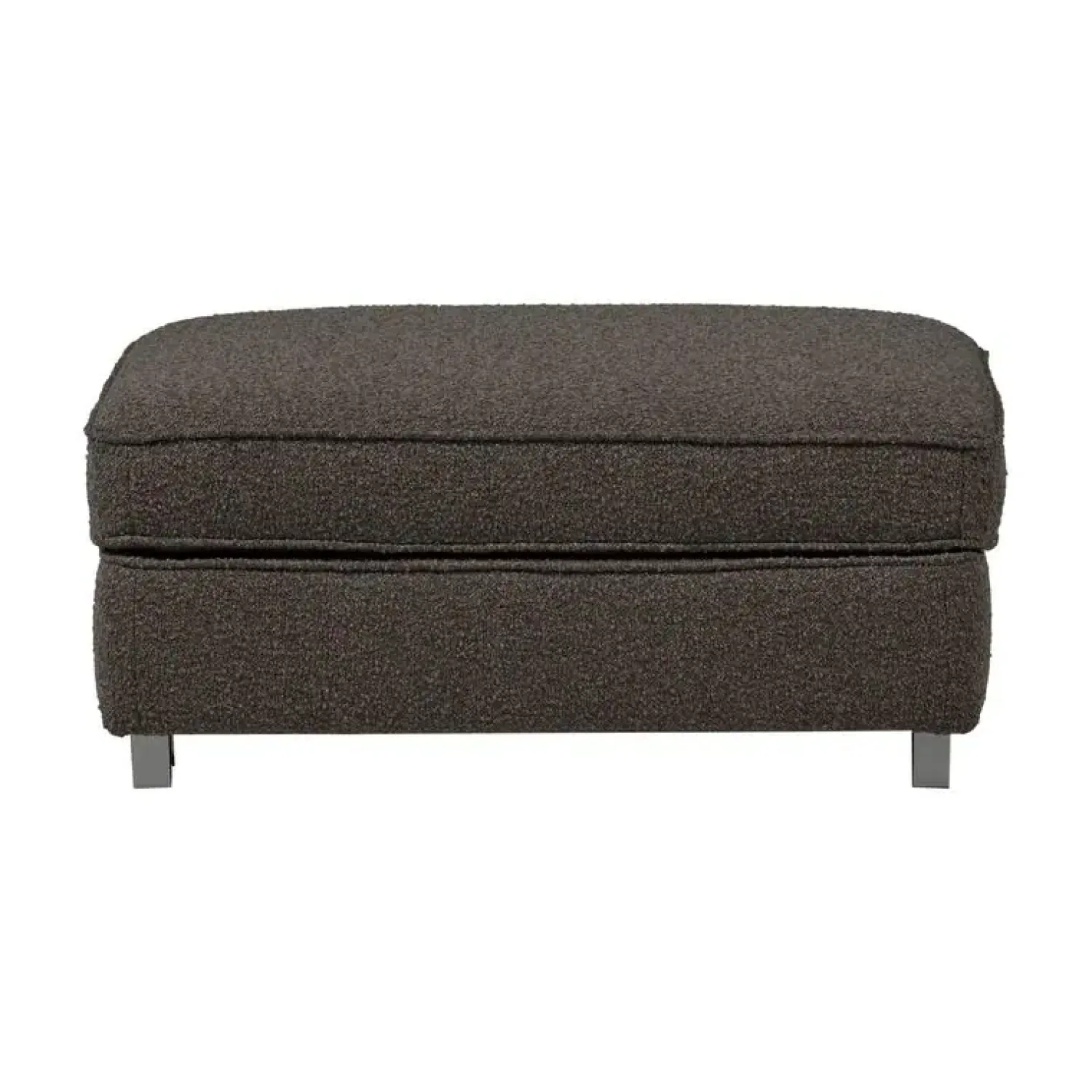 vtwonen Hockers|Lazy Hocker bouclé antraciet