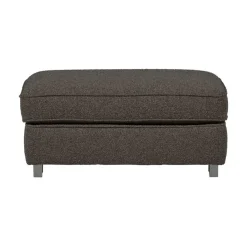 vtwonen Hockers|Lazy Hocker bouclé antraciet
