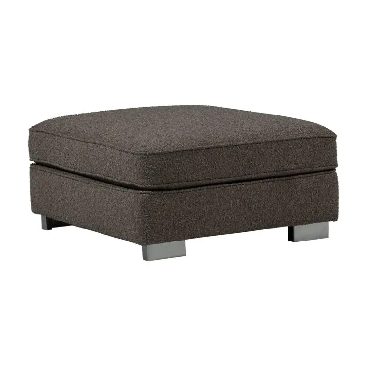 vtwonen Hockers|Lazy Hocker bouclé antraciet