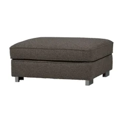 vtwonen Hockers|Lazy Hocker bouclé antraciet