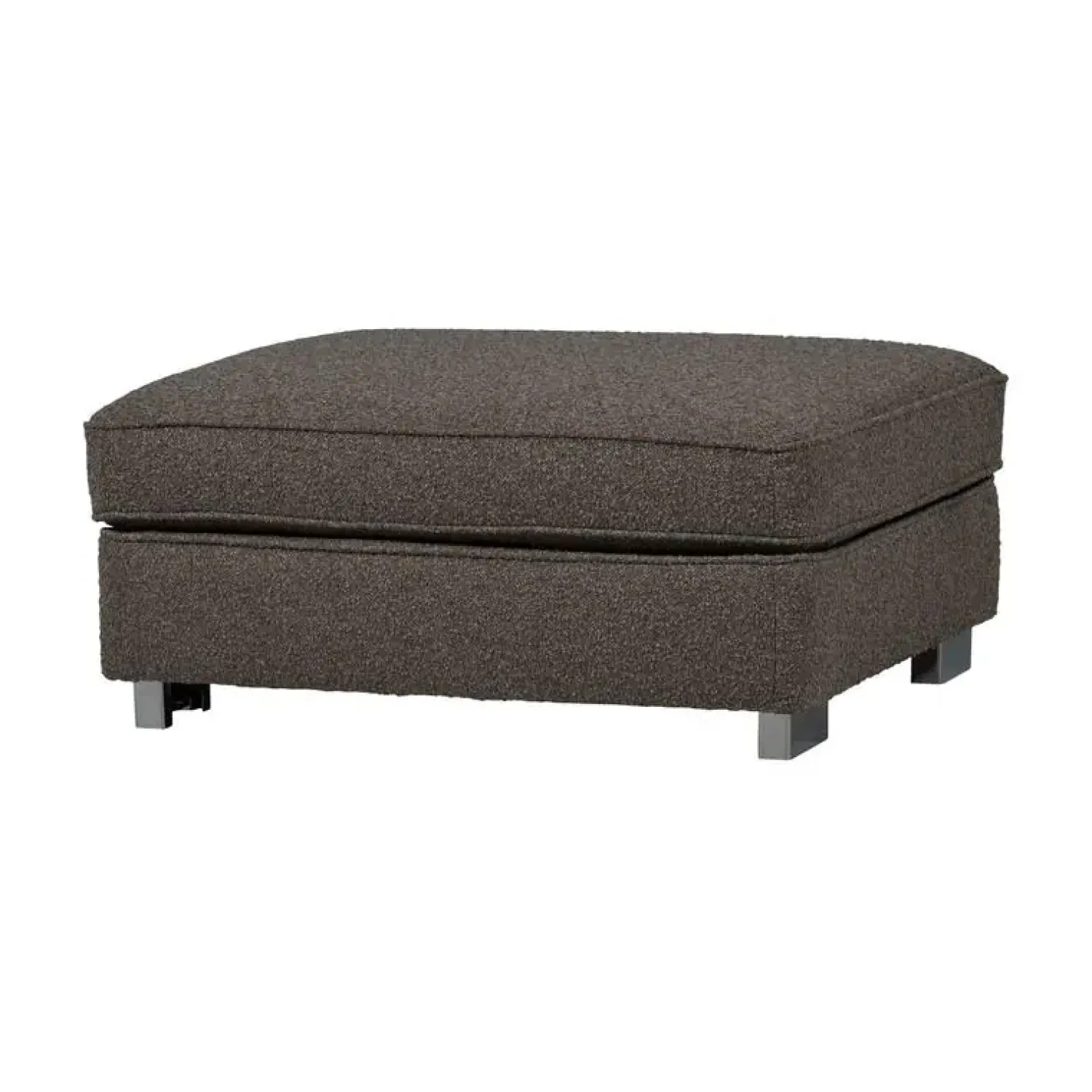 vtwonen Hockers|Lazy Hocker bouclé antraciet