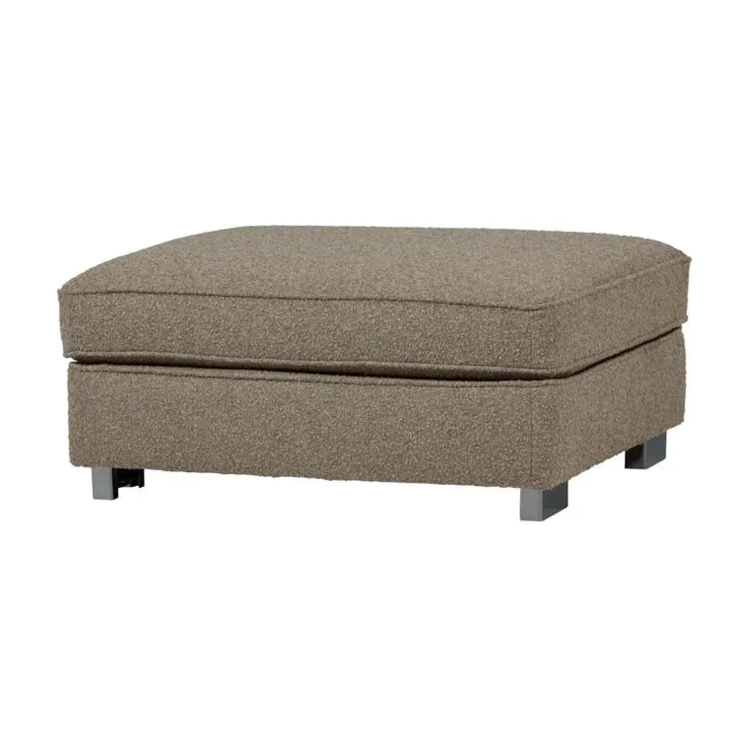 vtwonen Hockers|Lazy Hocker bouclé zand