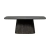 WOOOD Eettafels|Leah Eettafel MDF donkerbruin 200cm