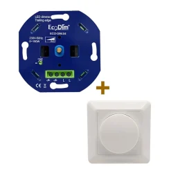 ECO-DIM Led Dimmers|Led dimmer universeel 0-150W fase afsnijding Compleet