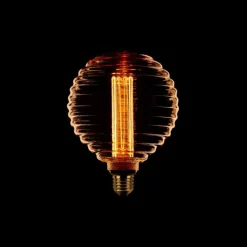 Trading Lighting Led Verlichting En Led Lampen|Led lamp Kooldraad Ribbel 12cm E27 Amber 3 standen