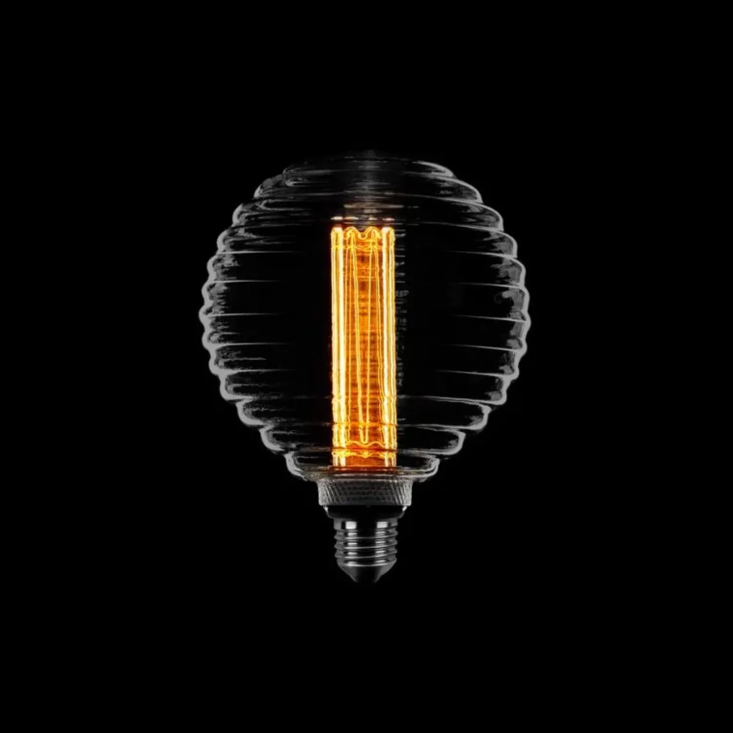 Trading Lighting Led Verlichting En Led Lampen|Led lamp Kooldraad Ribbel 12cm E27 Smoke 3 standen