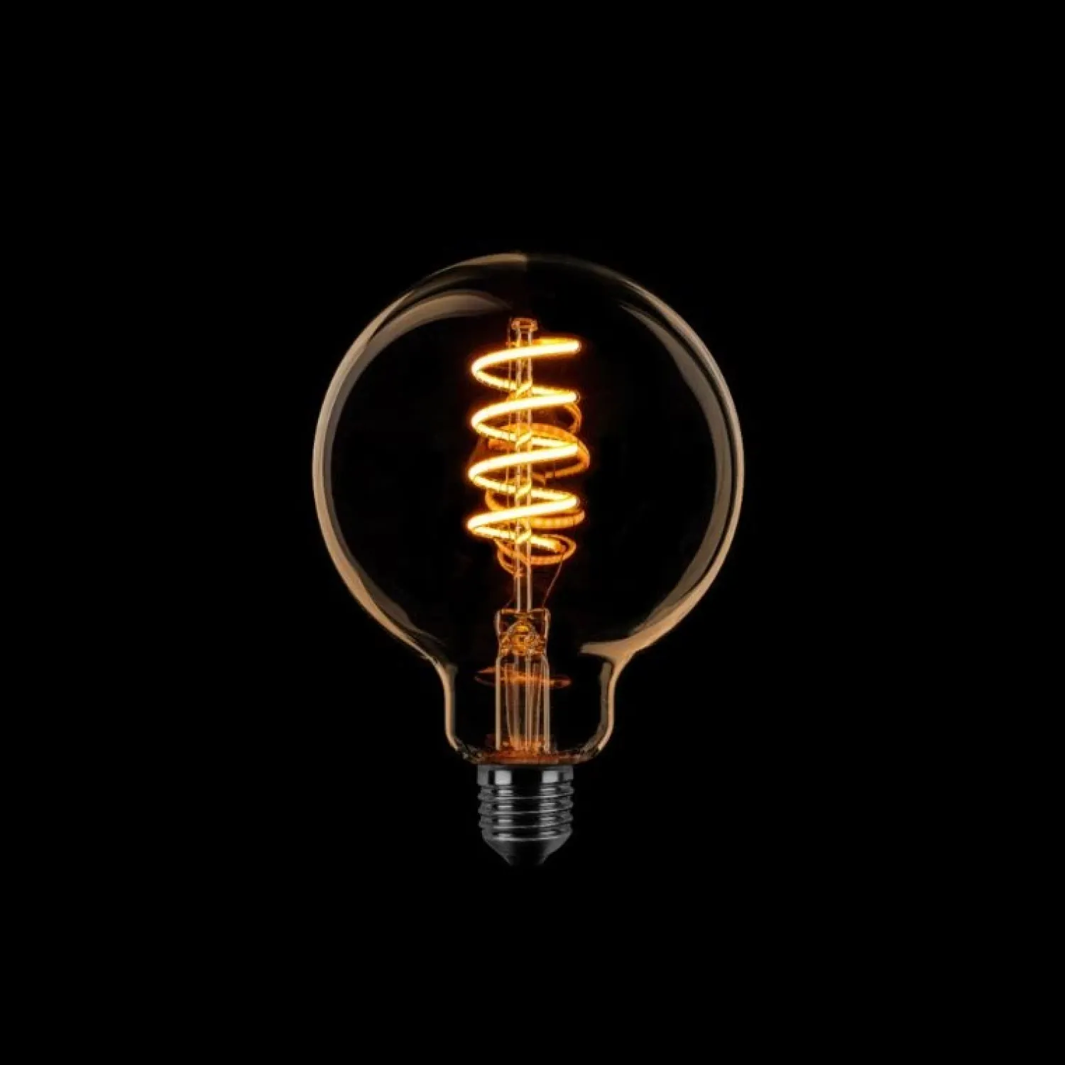 Trading Lighting Led Verlichting En Led Lampen|Led lamp Spiraal Dimtone rond E27 9,5cm Gold