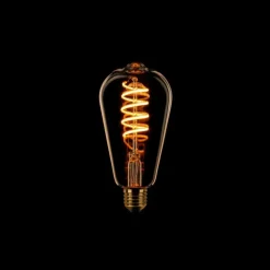 Trading Lighting Led Verlichting En Led Lampen|Led lamp Spiraal Dimtone 3 standen druppel E27 Gold
