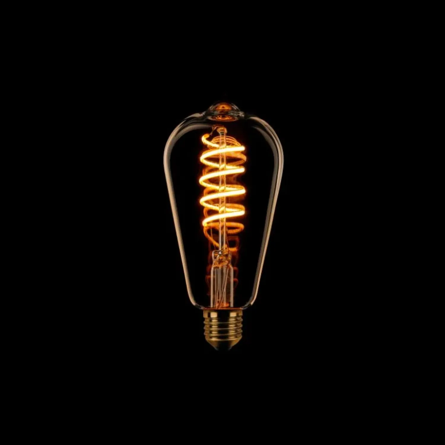 Trading Lighting Led Verlichting En Led Lampen|Led lamp Spiraal Dimtone 3 standen druppel E27 Gold