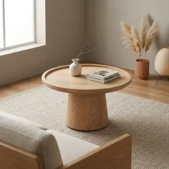 Eleonora Salontafels|Leia Salontafel naturel 66 cm