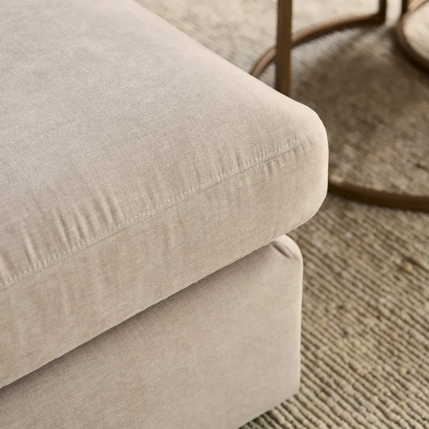 Furndea Hoekbanken|Lena Bank Ottomane Links + 2,5 zits rechts Beige