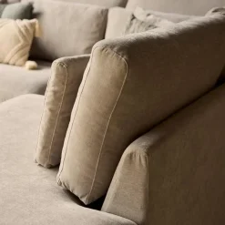 Furndea Hoekbanken|Lena Bank 2,5 zits Links + Ottomane rechts Beige