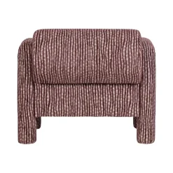WOOOD Fauteuils|Lenny Fauteuil Dessin Bordeauxrood