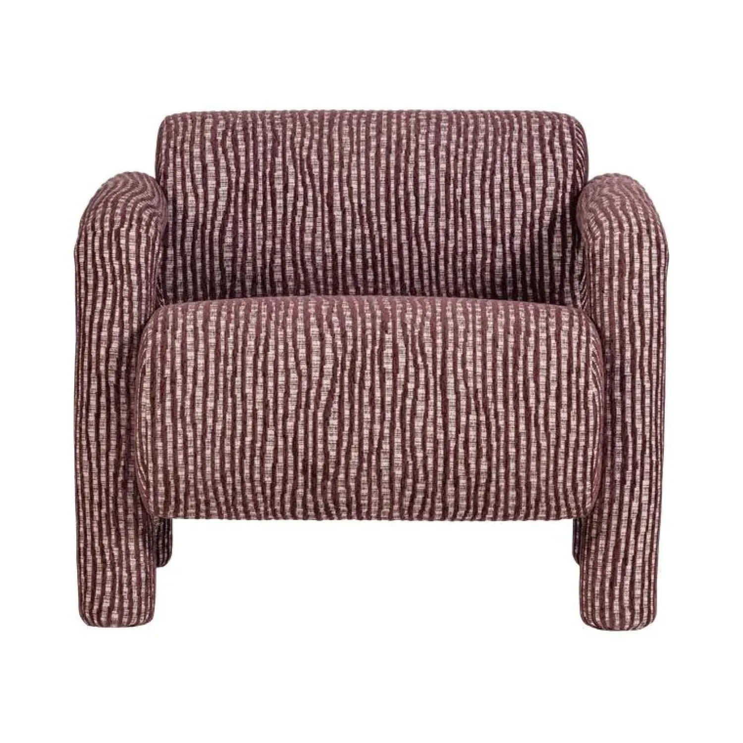 WOOOD Fauteuils|Lenny Fauteuil Dessin Bordeauxrood