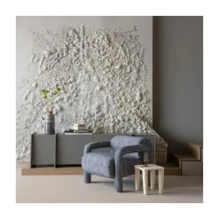 WOOOD Fauteuils|Lenny Fauteuil Dessin Grijsblauw